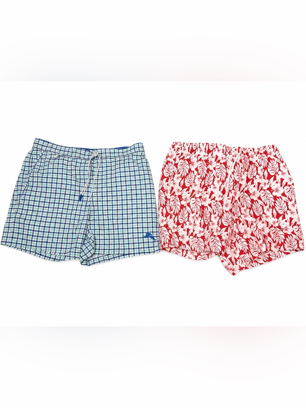 Tommy Bahama & Caribbean Swimwear Men’s Swim Trunks Lot of 2 Size Large